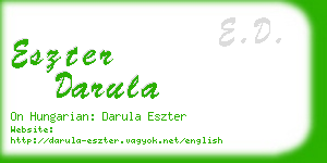 eszter darula business card